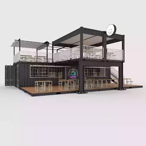 Container Cafe 1 3D model