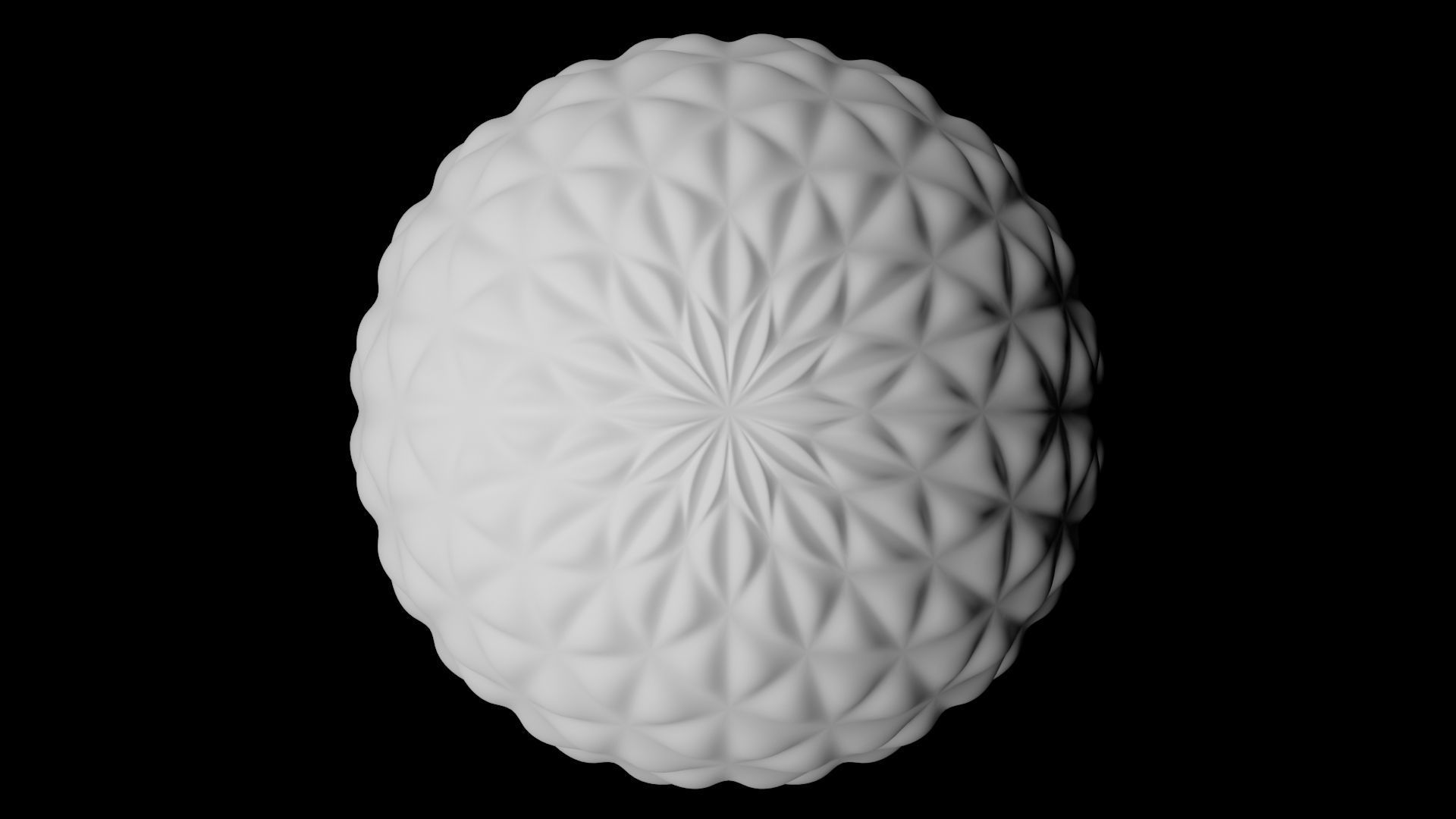 Futuristic Sci-Fi Parametric Sphere - Ball 3D model_3