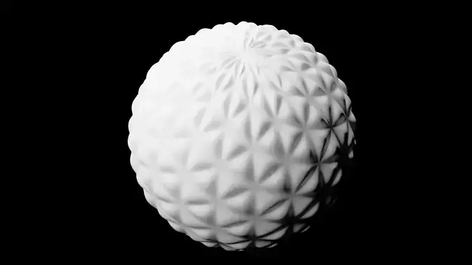 Futuristic Sci-Fi Parametric Sphere - Ball 3D model