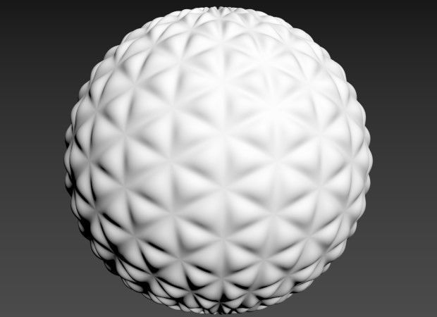 Futuristic Sci-Fi Parametric Sphere - Ball 3D model_5