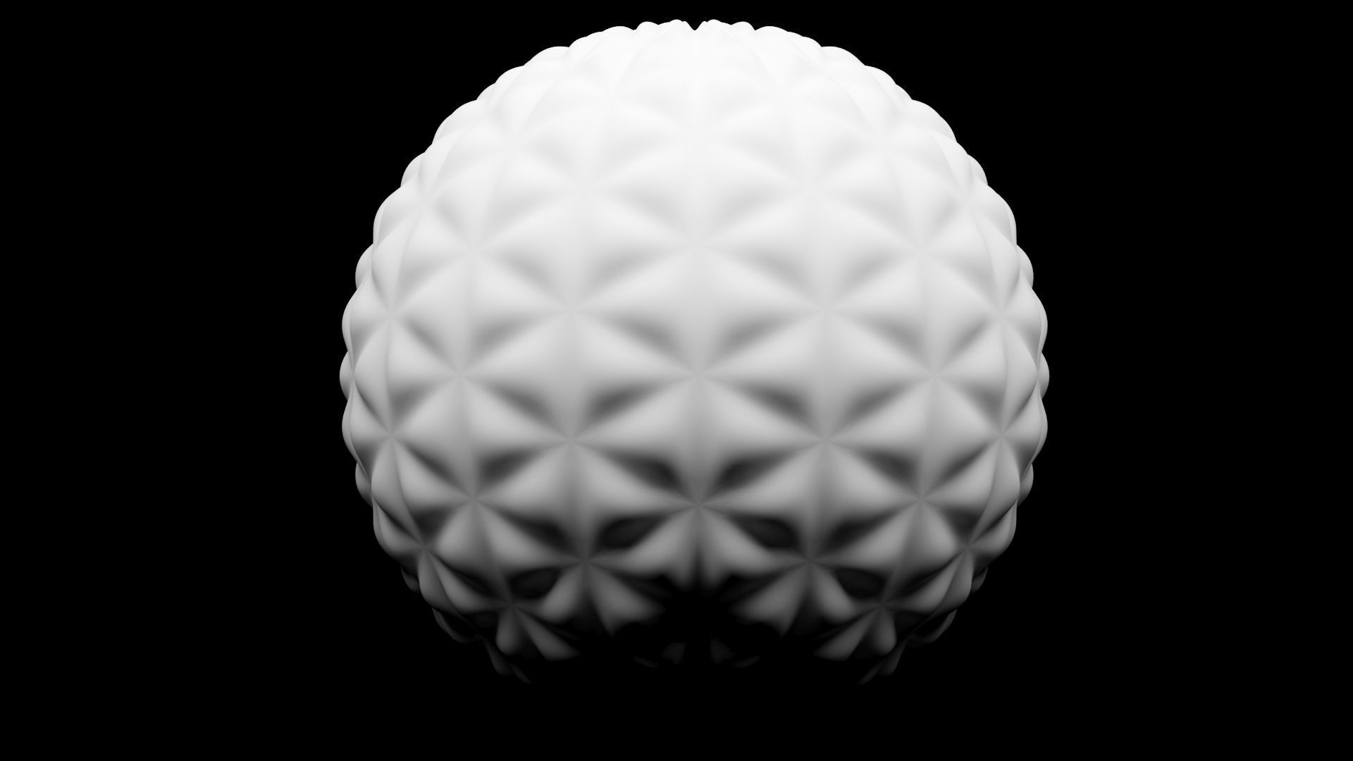 Futuristic Sci-Fi Parametric Sphere - Ball 3D model_2