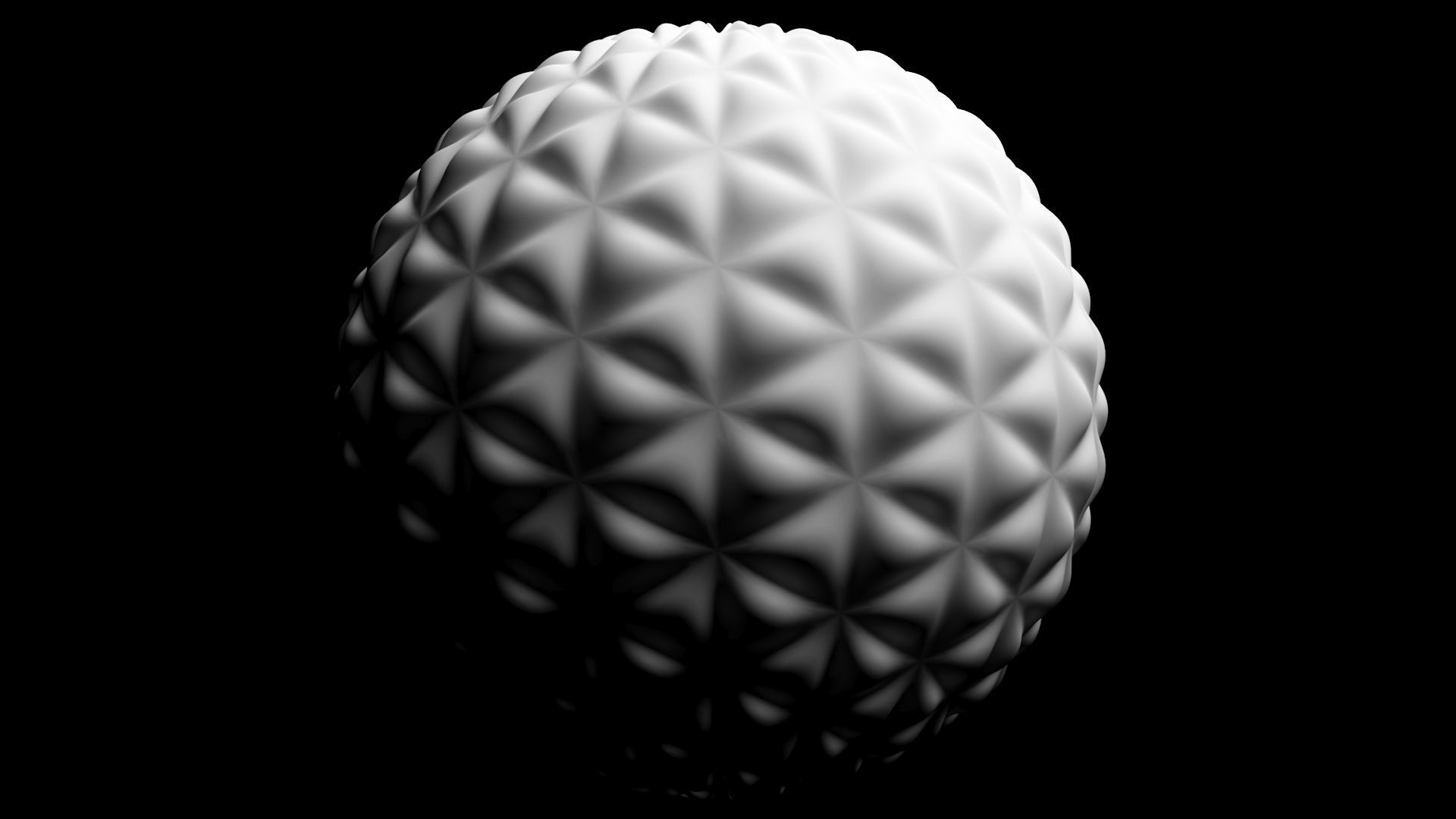 Futuristic Sci-Fi Parametric Sphere - Ball 3D model_1