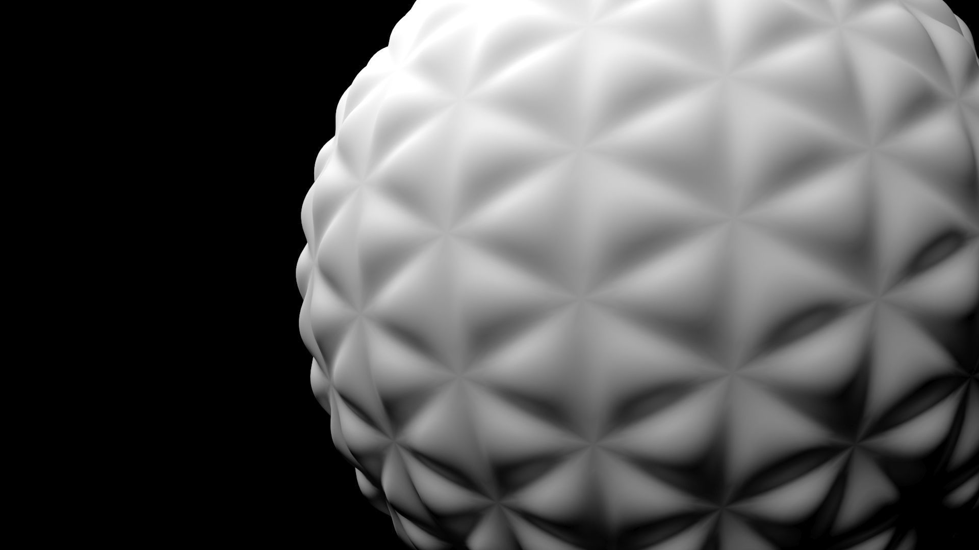 Futuristic Sci-Fi Parametric Sphere - Ball 3D model_4