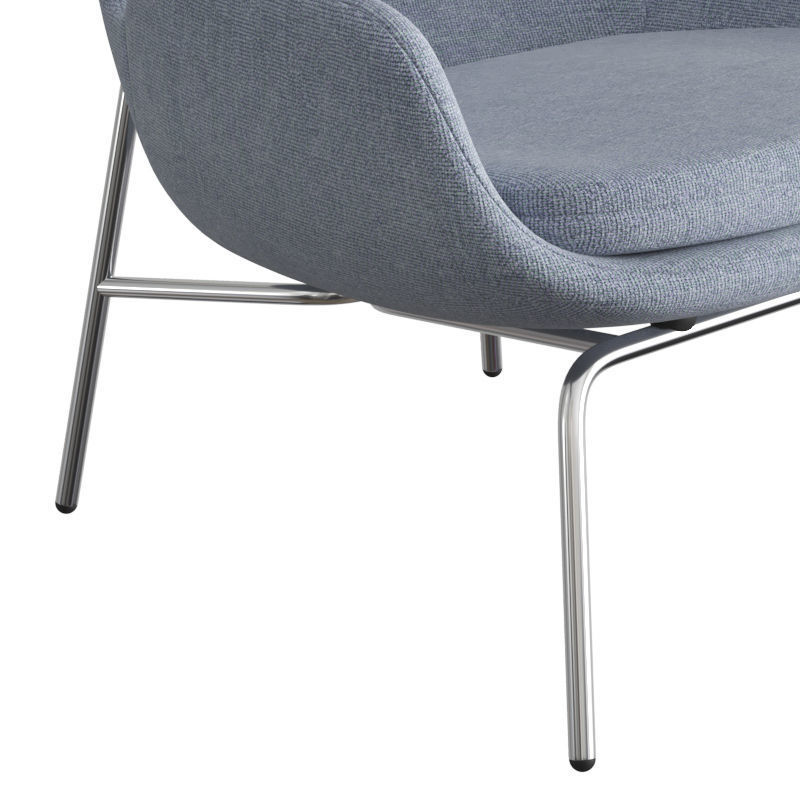 Era Steel Lounge Chair 3D model_3