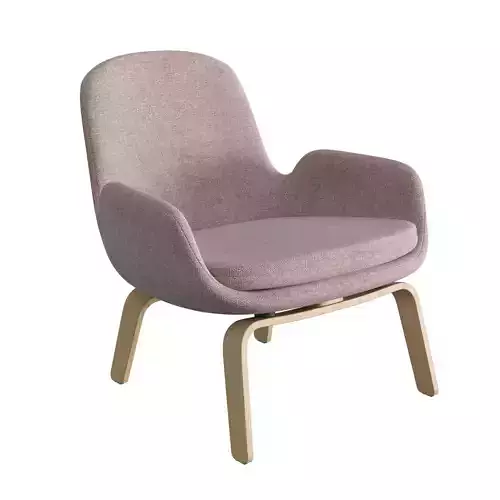 Era Wooden Lounge Chair 3D model