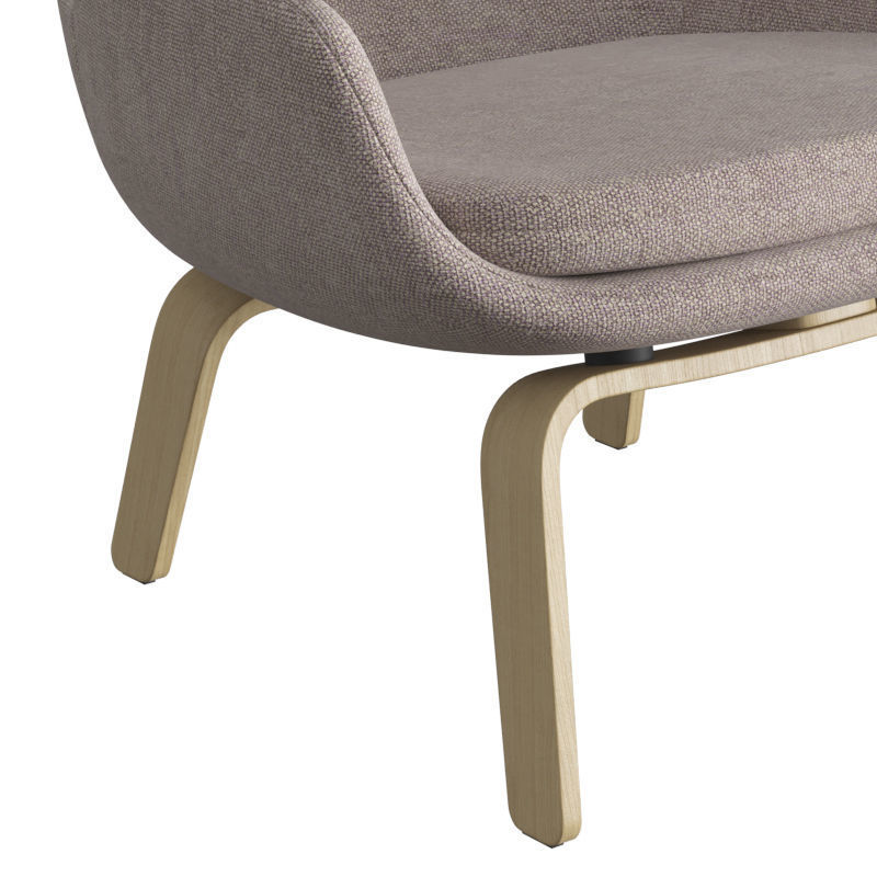 Era Wooden Lounge Chair 3D model_3