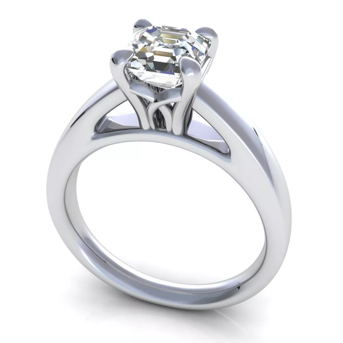 Aurora Blandino Diamond Ring 3D print model