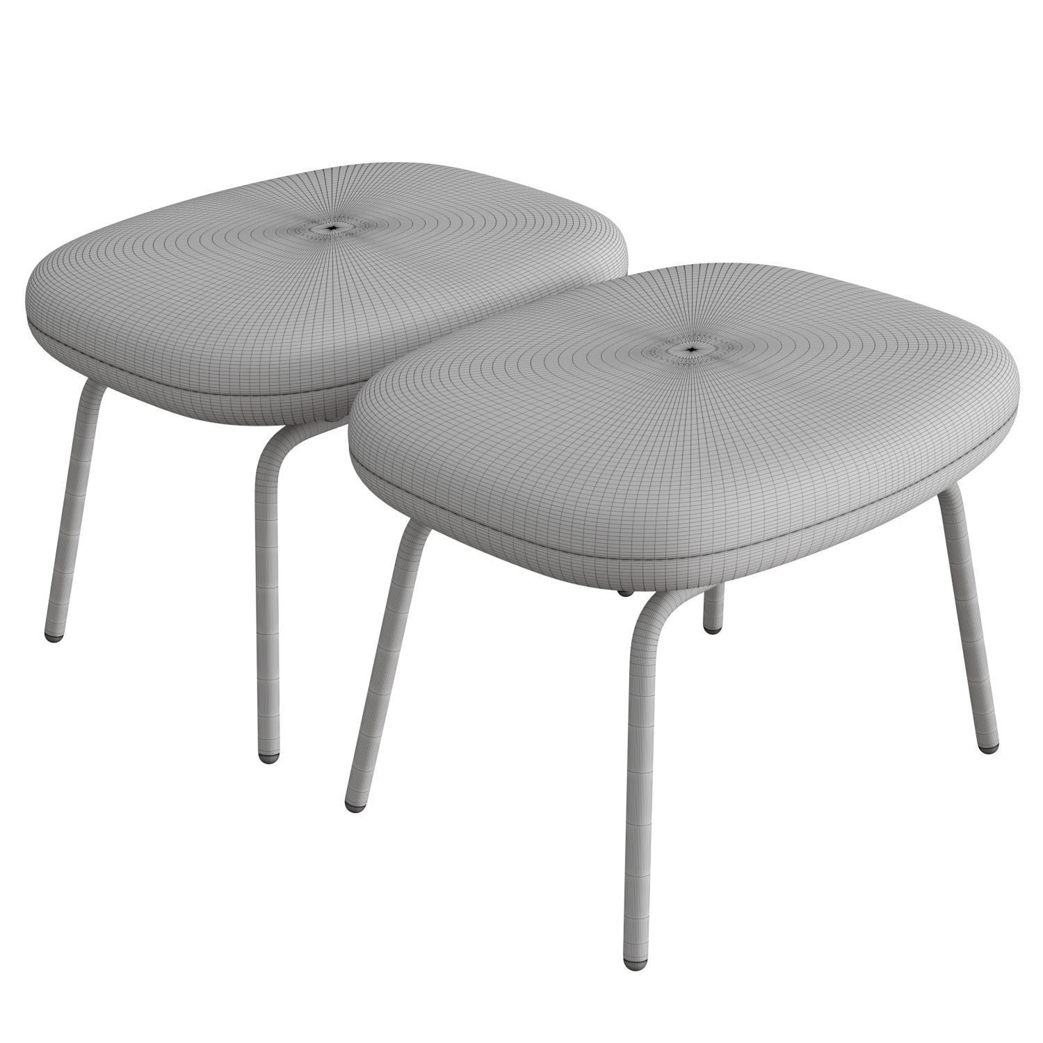 Era Footstool 3D model_4