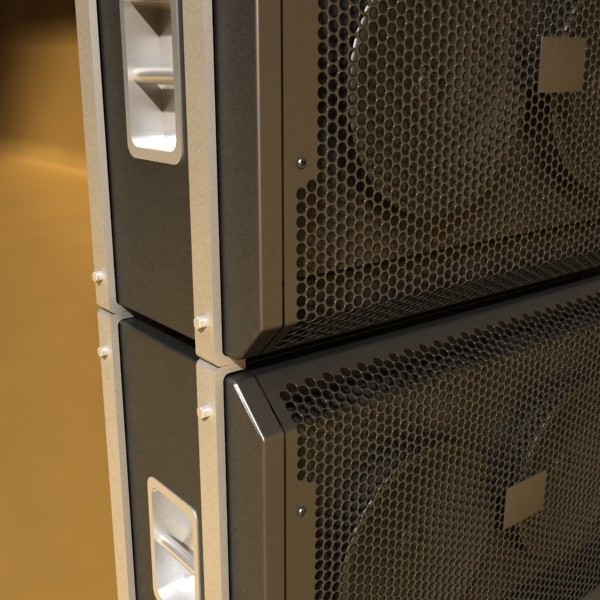 Stage Speaker Truss High Detail 3D model_6
