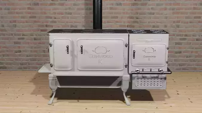 3d Vintage Range 3D model