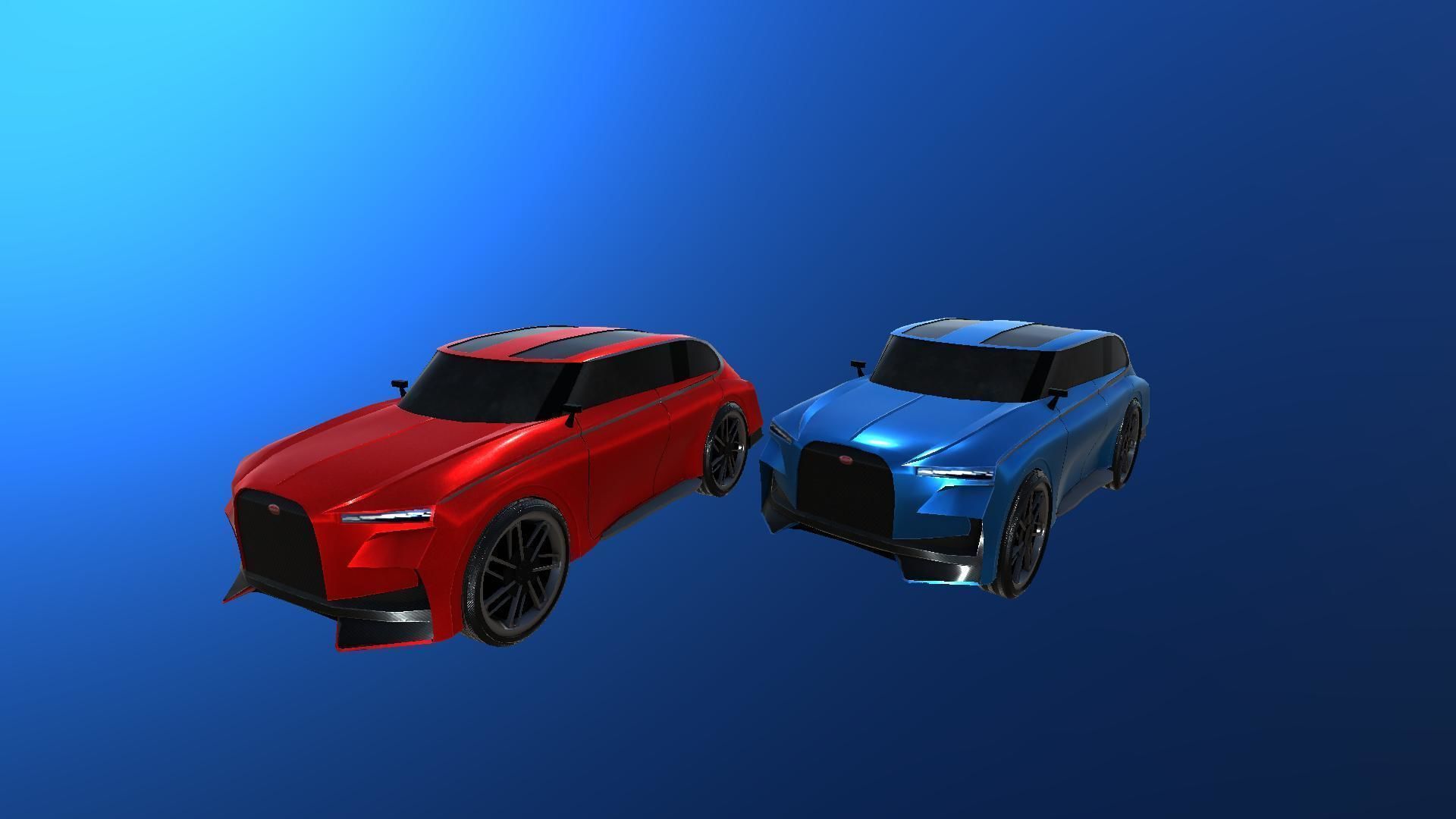 Bugatti Spartacus Hyper SUV Low-poly 3D model_8