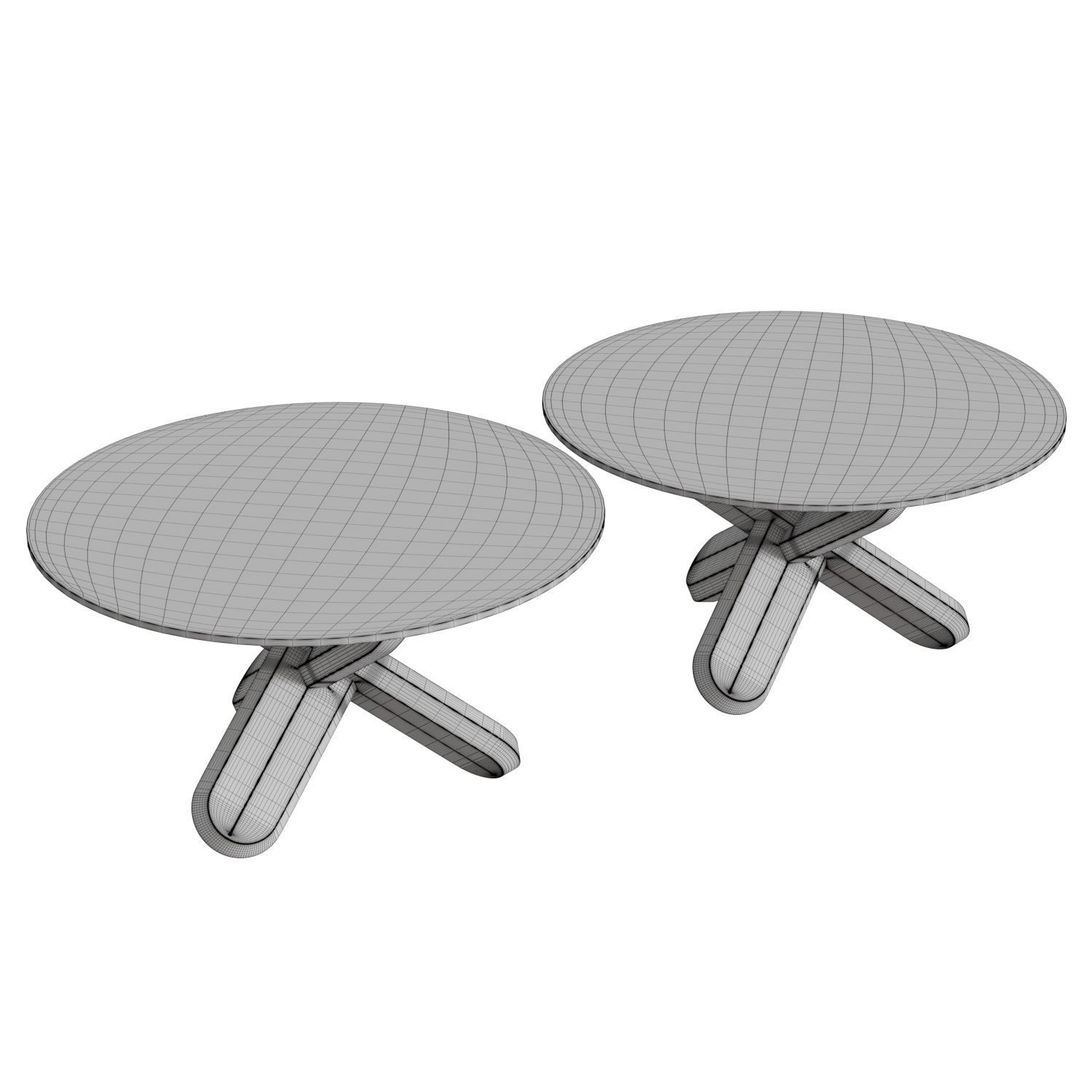 Ding Table 3D model_4