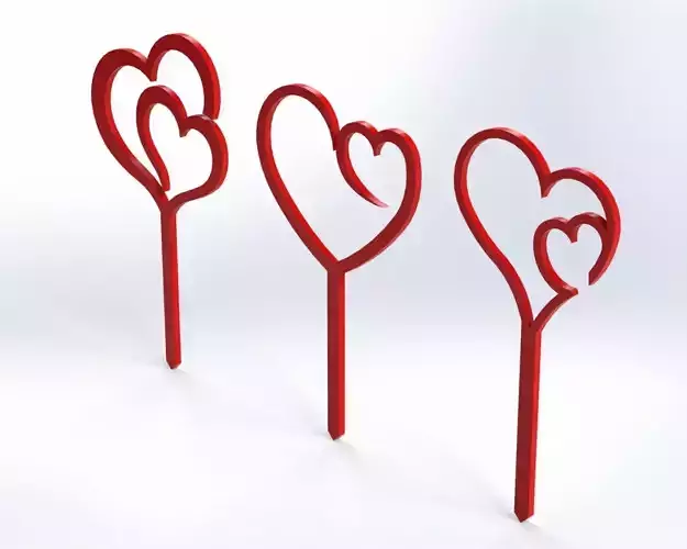 HEARTS DECORATION SET 1