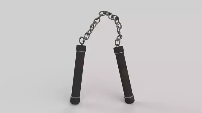 Nunchaku wooden stick with chains