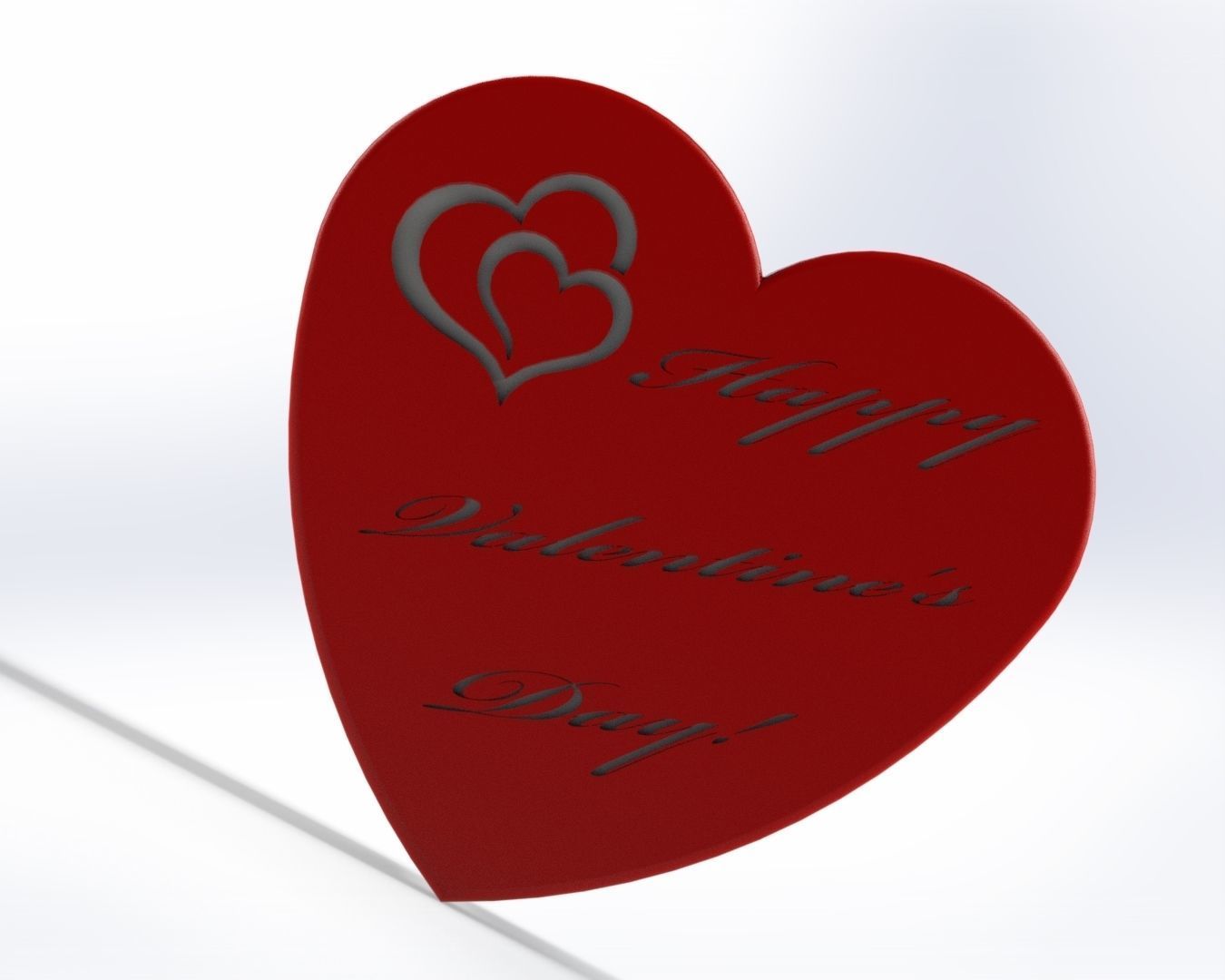 VALENTINE GIFT BOX 3D print model_3