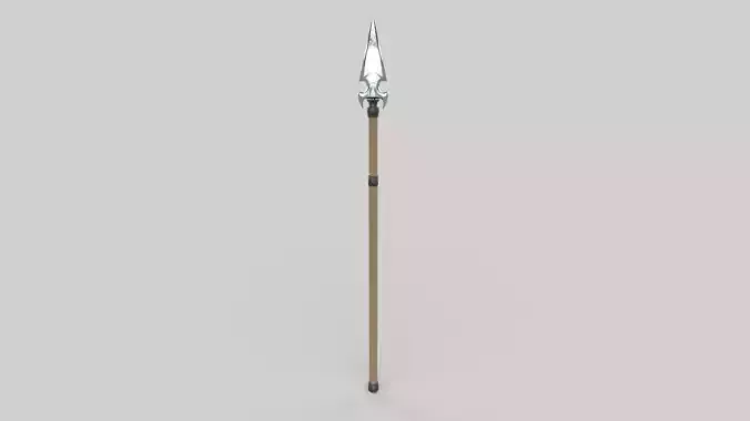 Spear Low-poly 3D model