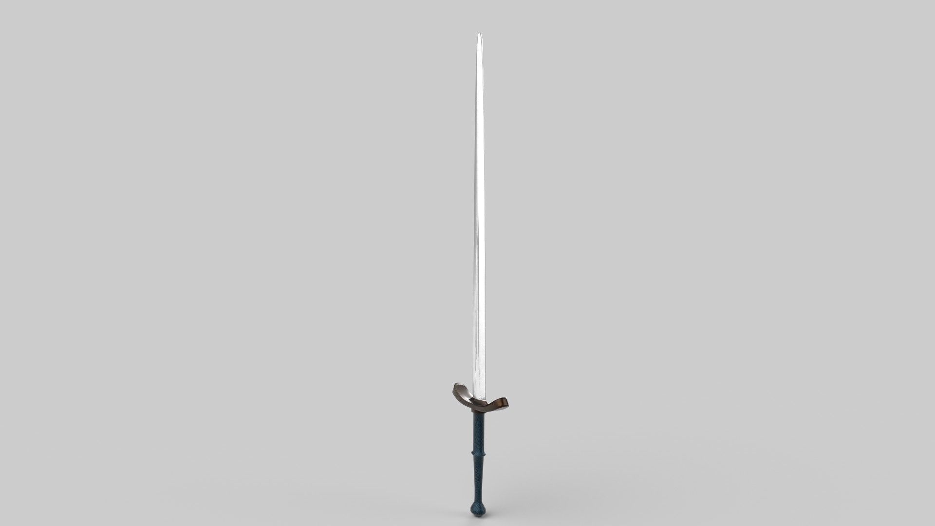 Sword Low-poly 3D model_1