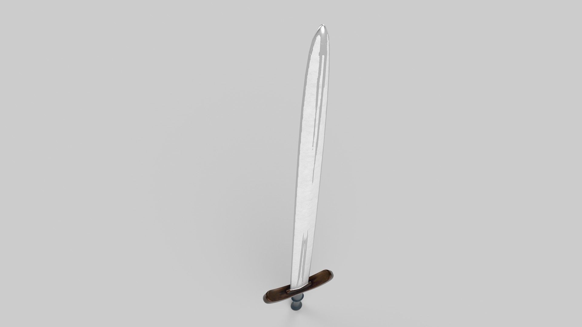 Sword Low-poly 3D model_4