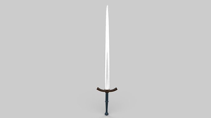 Sword Low-poly 3D model