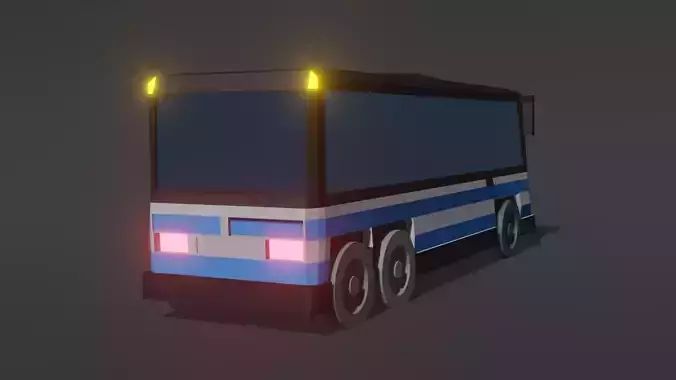 Bus low-poly