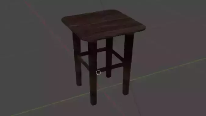 3d stool obj texture