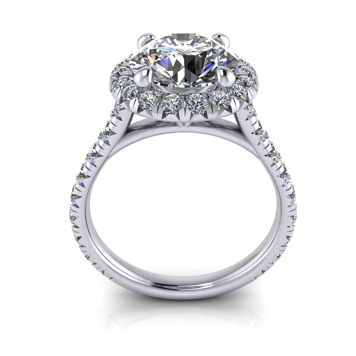 Willy Cheng Diamond Ring Size4 3D print model_1