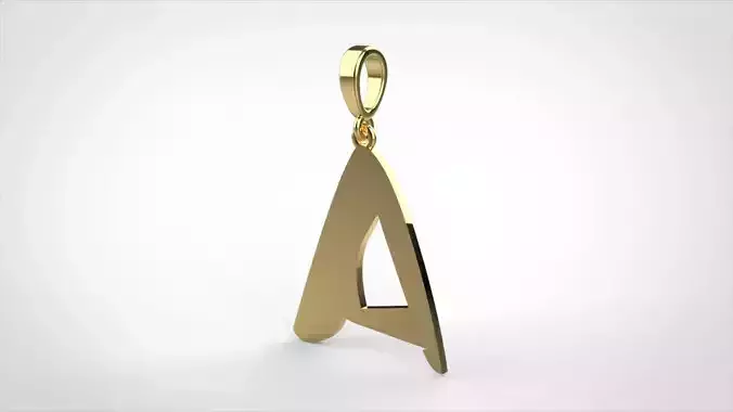 Pendant alphapet zaiedsloppy A medium
