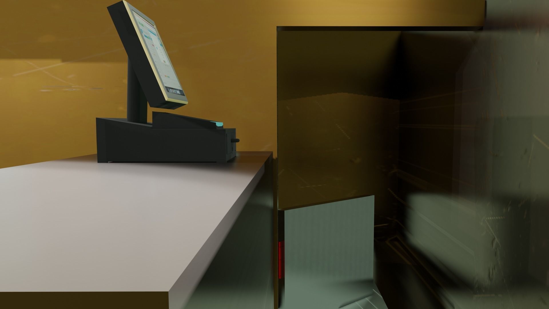 Burger Cafe 3D model_15