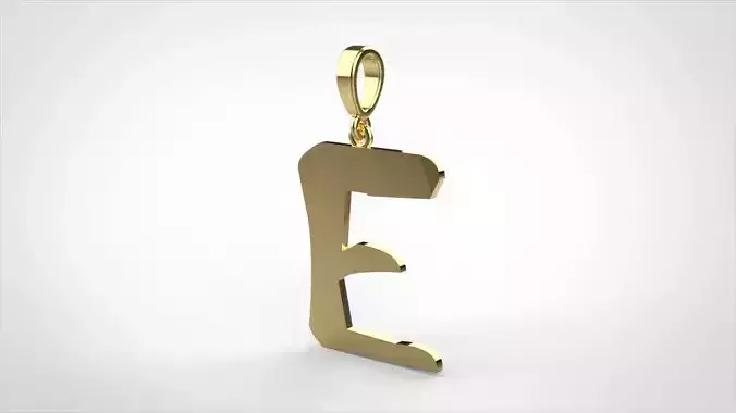 pendant alphapet zaiedsloppy E medium 