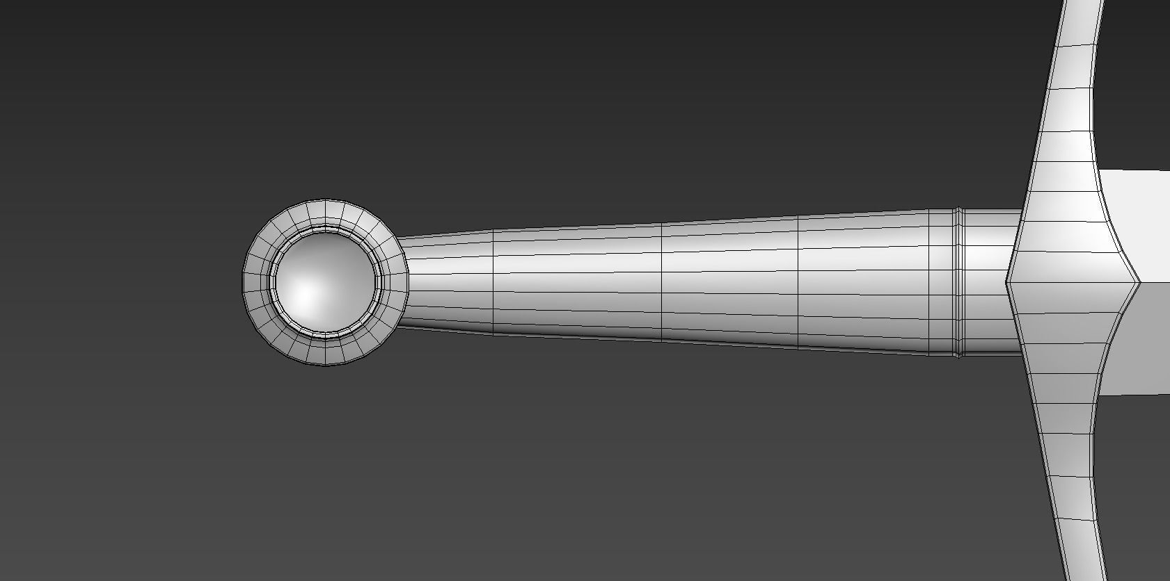 Medieval weapons collection Low-poly 3D model_8