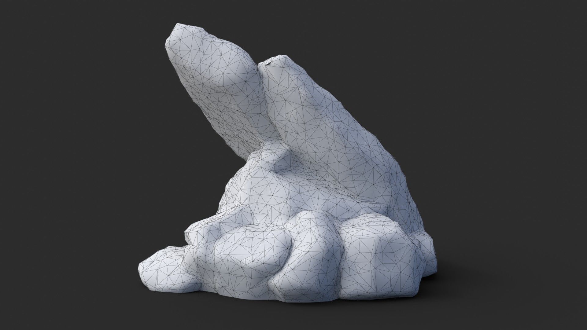 Rock Maya 1002 - Grey Jagged Stone Low-poly 3D model_12