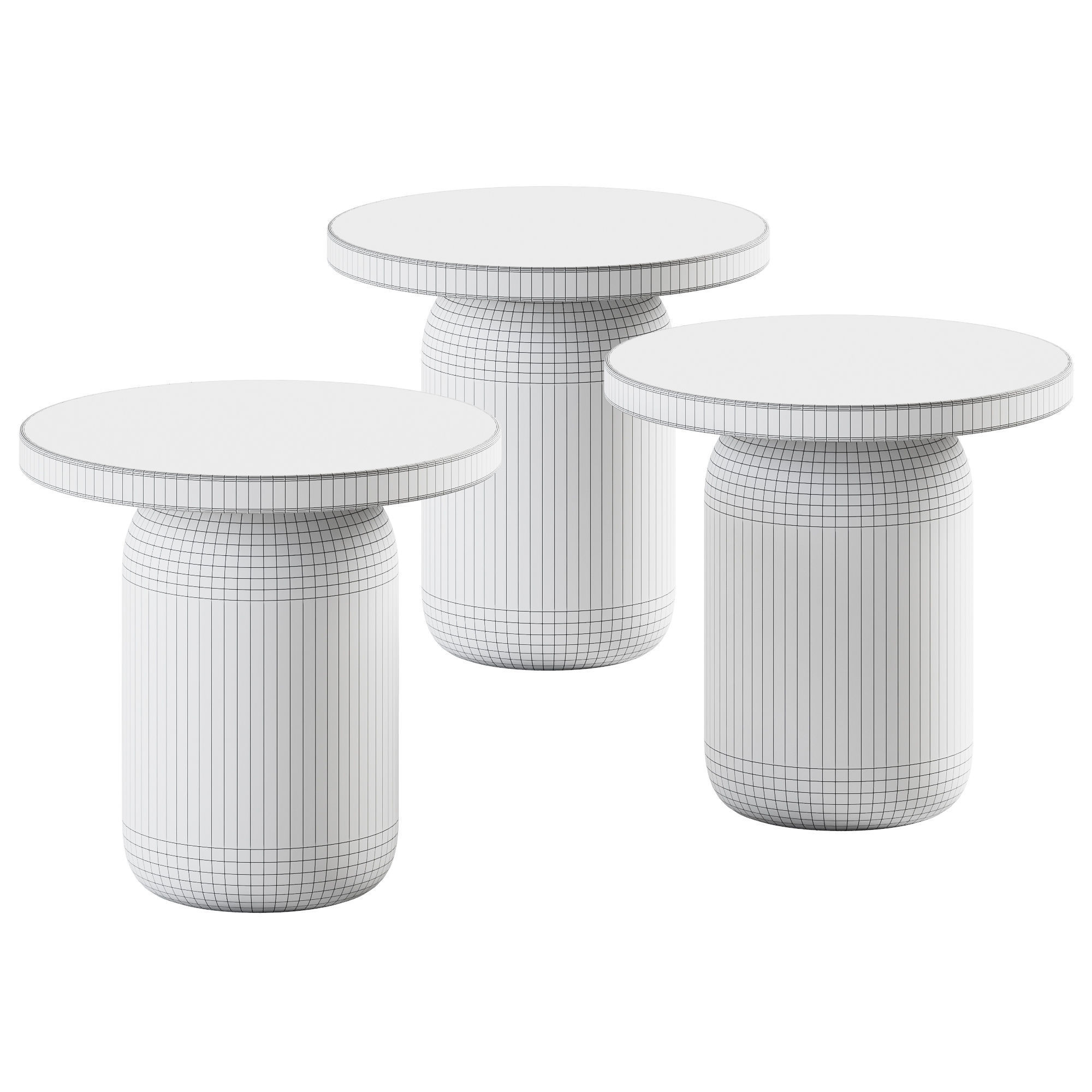 Juju End Coffee Table Serralunga 3D model_1