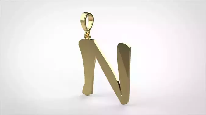 pendant alphapet zaiedsloppy N medium 