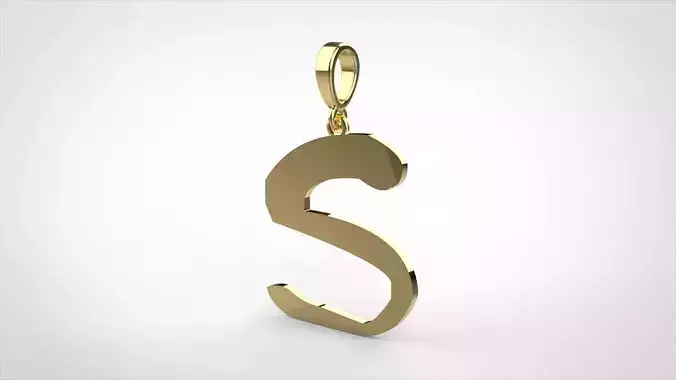 pendant alphapet zaiedsloppy S medium 