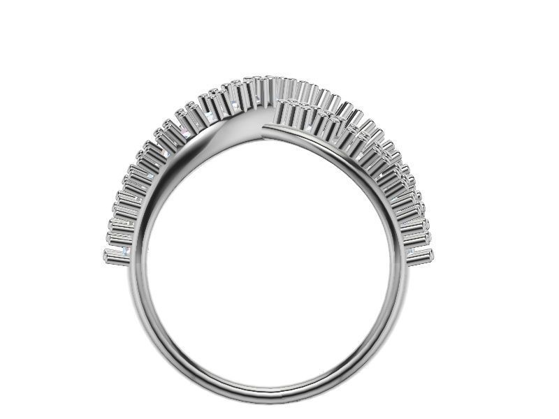 wavy diamond ring stl verified 3D print model_7