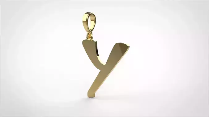 pendant alphapet zaiedsloppy Y medium 