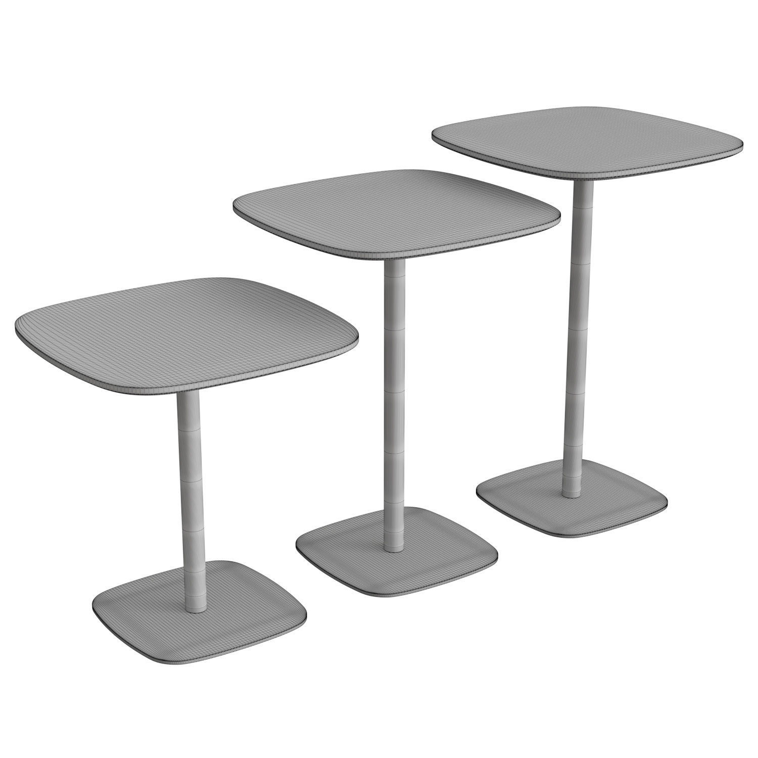 Form Cafe Table 3D model_4