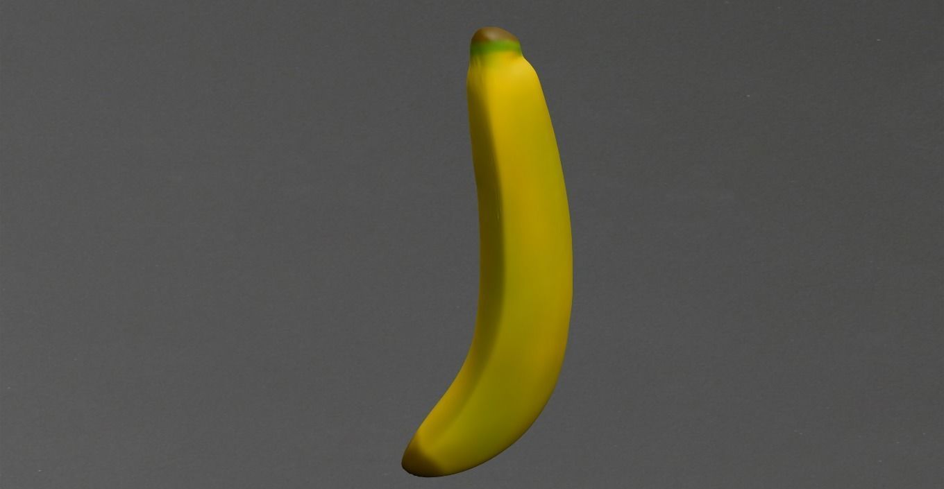 Banana Low-poly 3D model_14