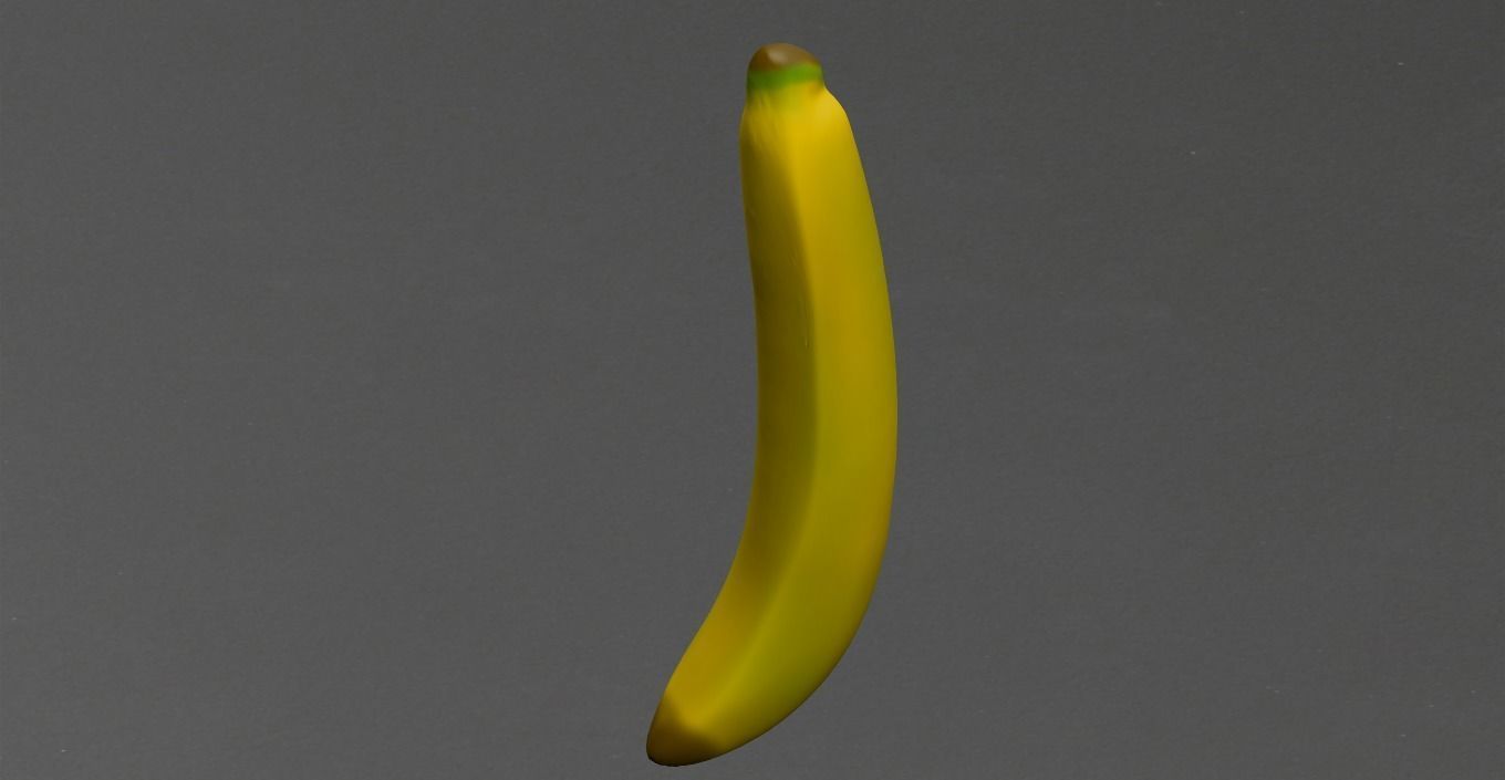 Banana Low-poly 3D model_15