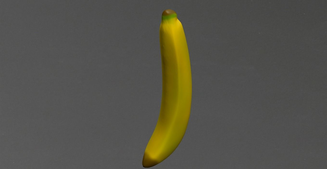 Banana Low-poly 3D model_16