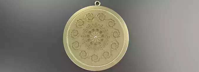 Decorative Pendant Silver Gold Platinum Jewelry
