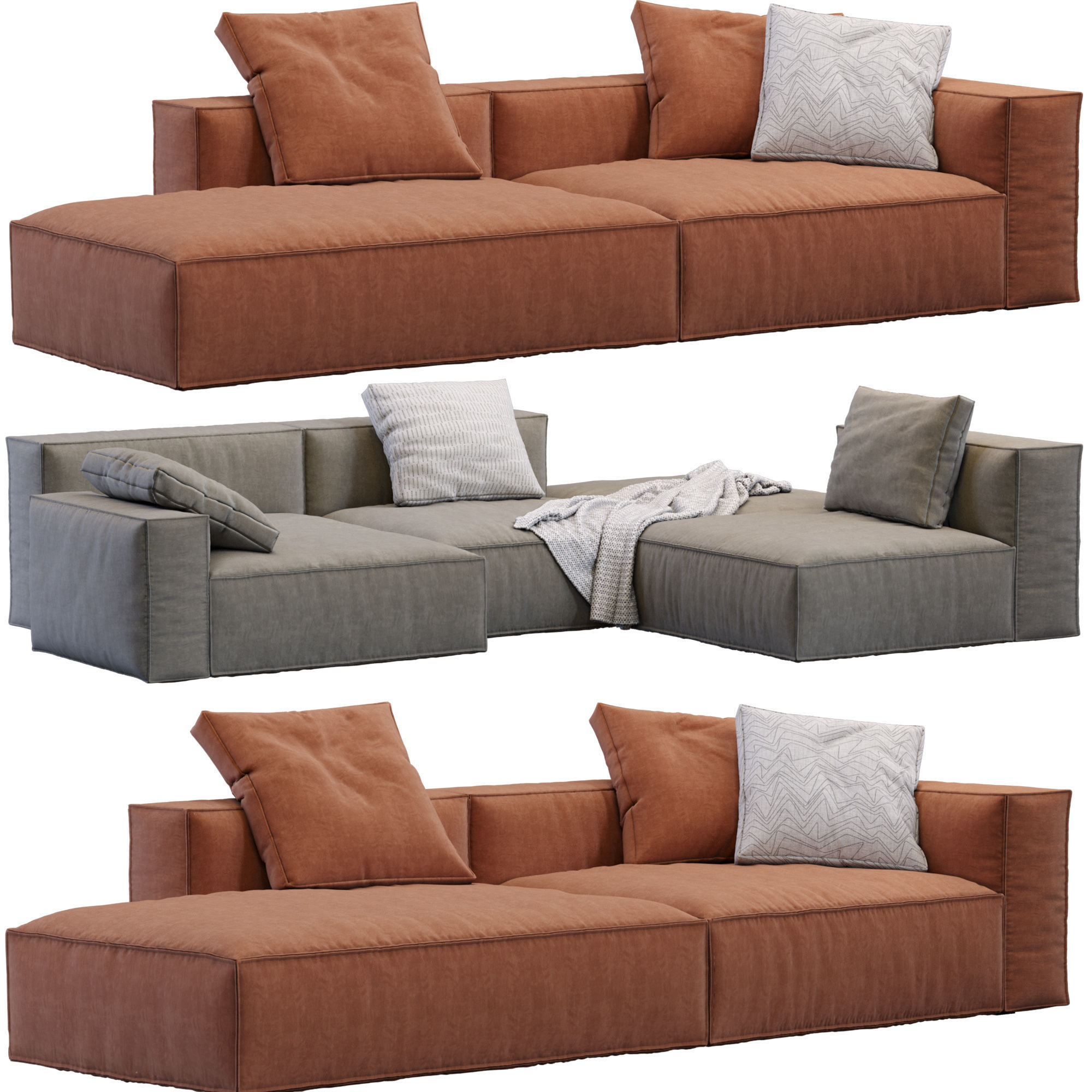 Sofa Boca Lomo 3D model_7