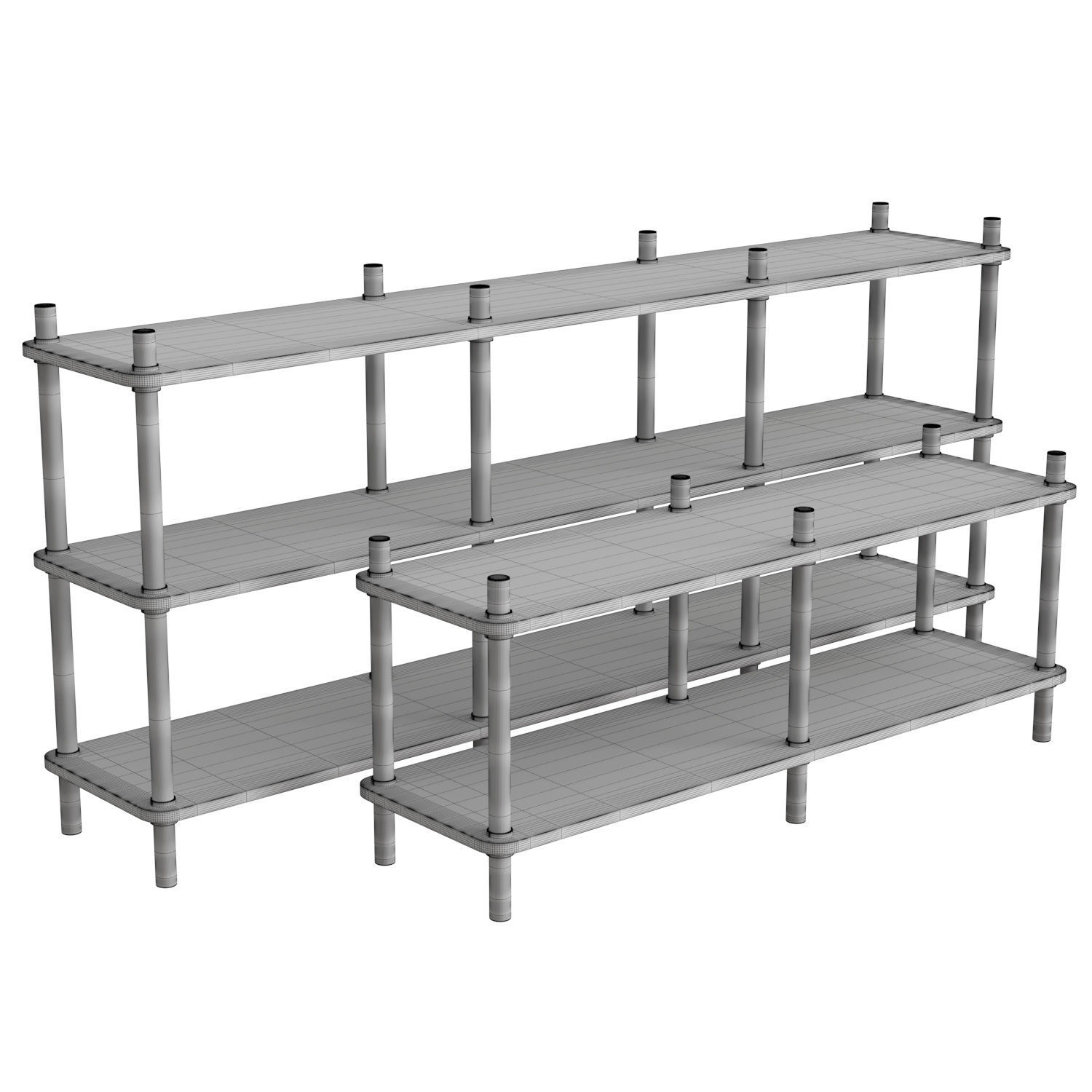 Jam Bookcase 3D model_4