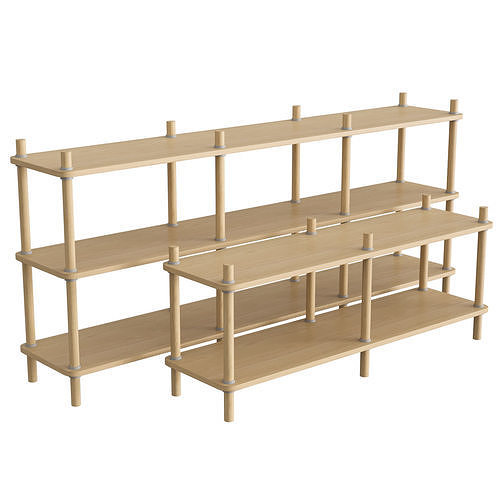 Jam Bookcase 3D model