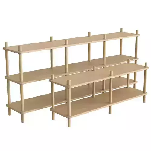 Jam Bookcase 3D model