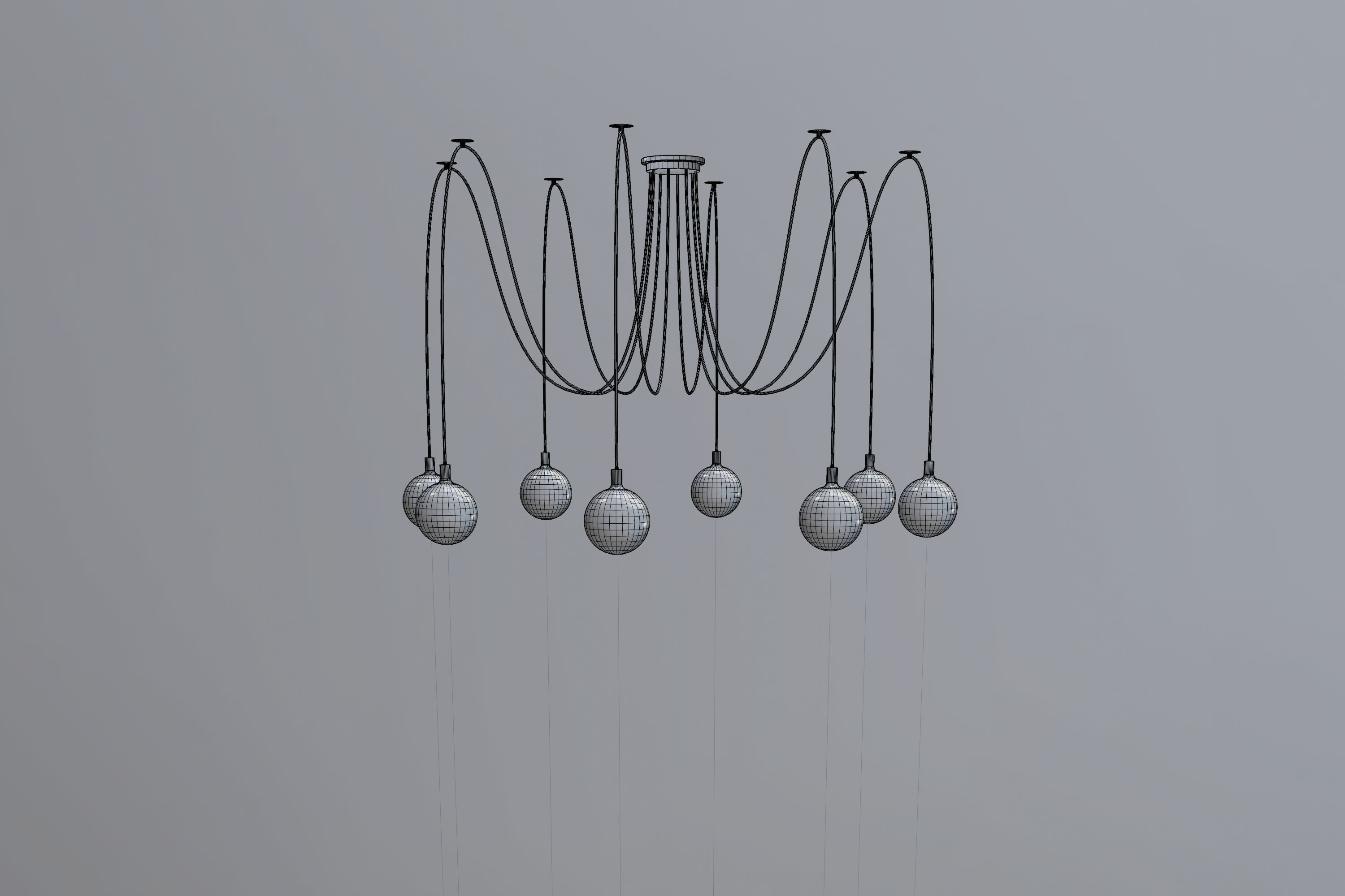 Modern Lamp 3D model_1