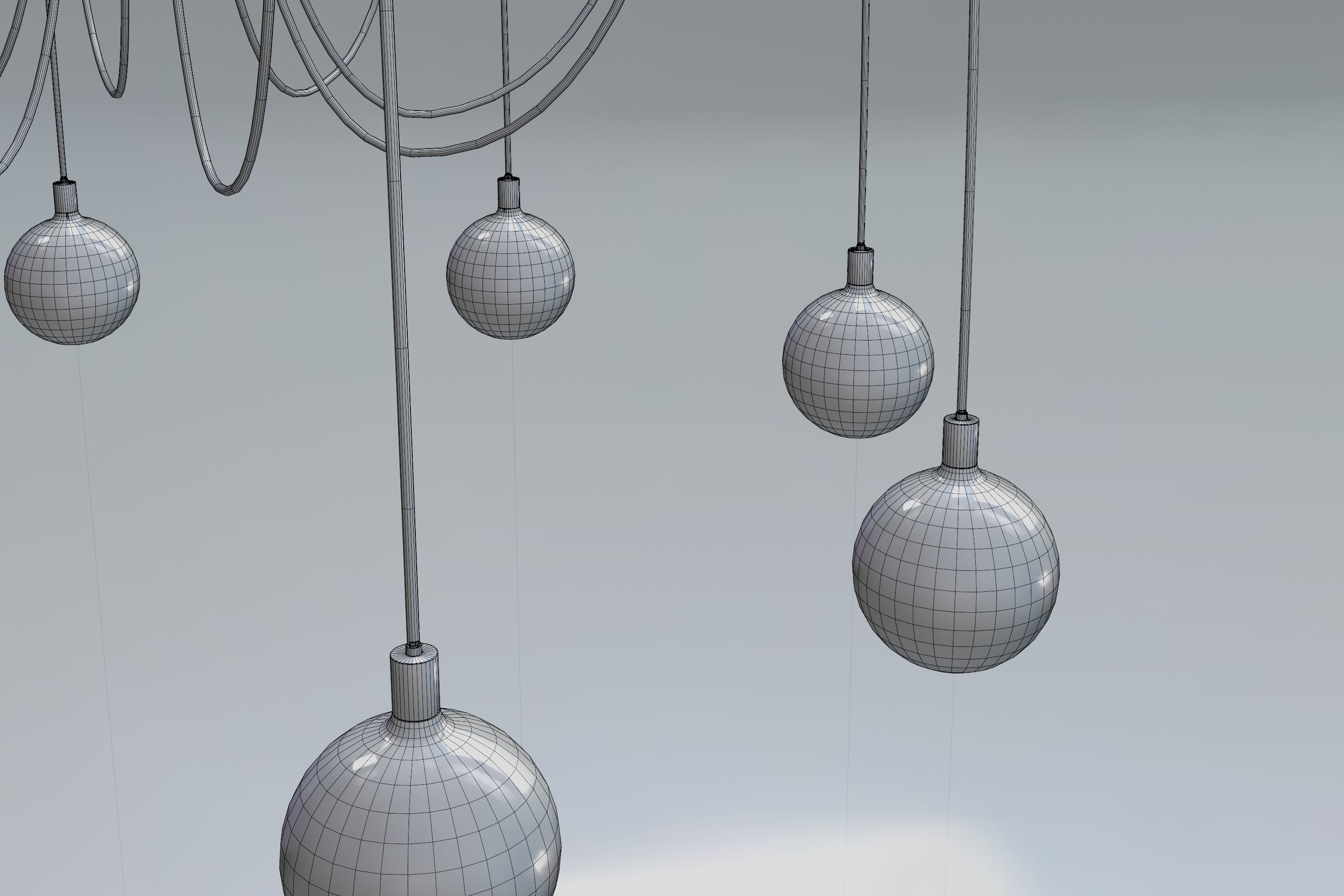 Modern Lamp 3D model_7