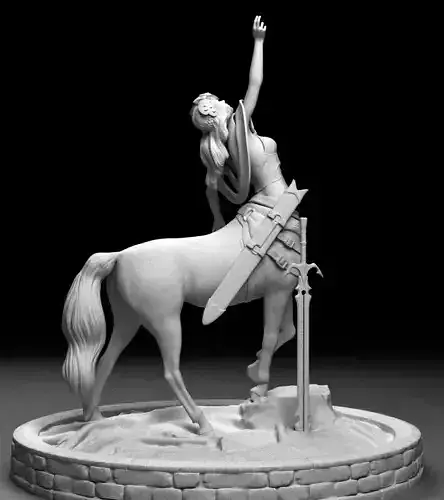 Rosa is a centaur warrior