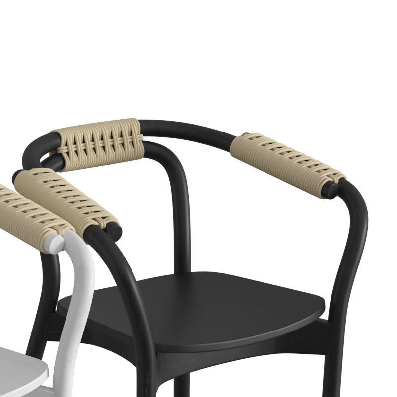 Knot Chair 3D model_2