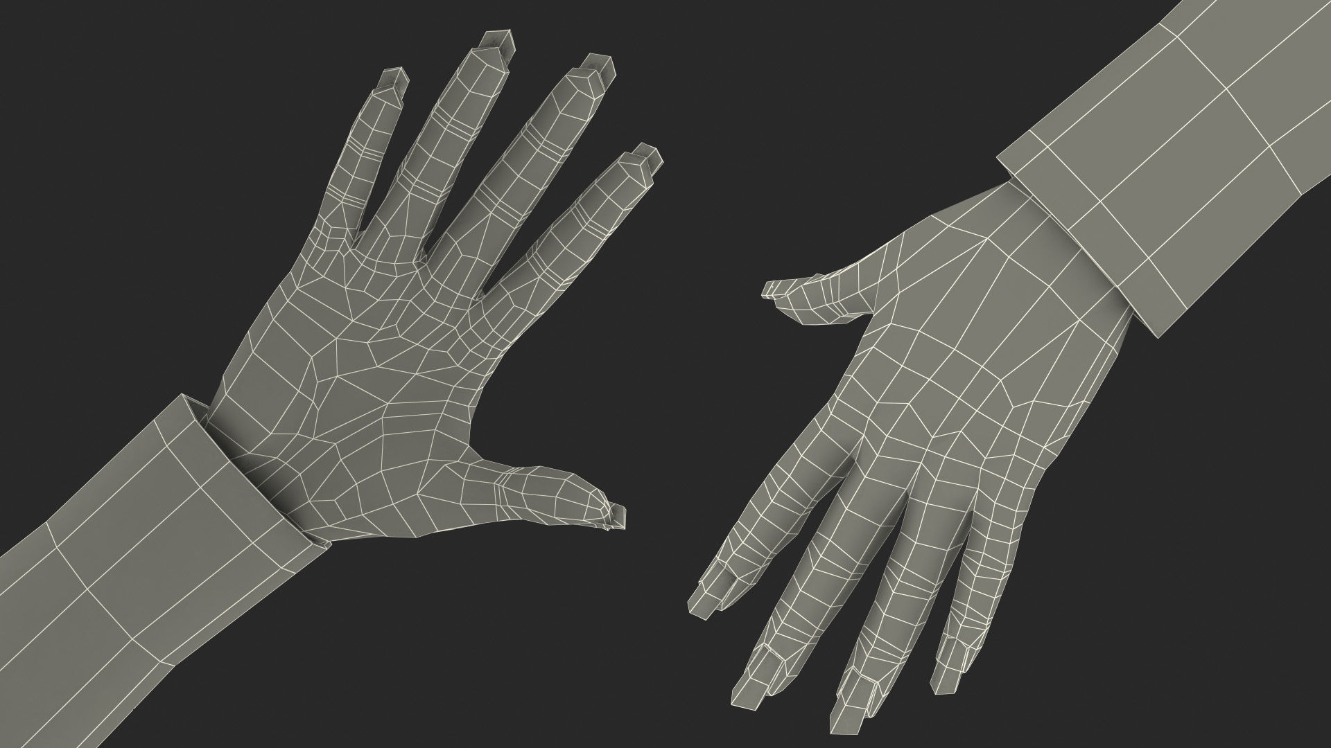 Young Woman Fashionable Style Rigged for Maya 3D model_44